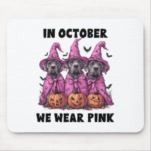 Alfombrilla De Ratón En Octubre, Usamos Breas De Halloween Rosa