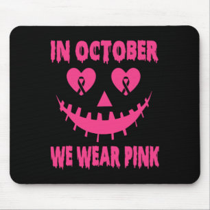 Alfombrilla De Ratón En Octubre Usamos El Halloween De Cáncer De Mama R