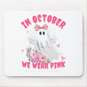 Alfombrilla De Ratón En Octubre Usamos El Pescado Rosa Del Cáncer De Ma