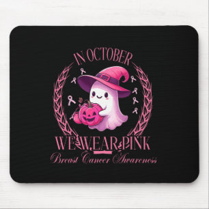 Alfombrilla De Ratón En Octubre Usamos Fantasma Rosa Luchando Contra El