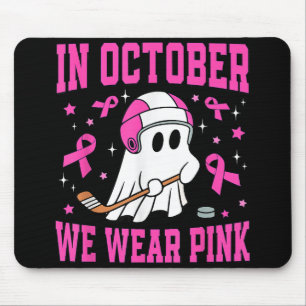 Alfombrilla De Ratón En Octubre Usamos Hockey De Juego Rosa
