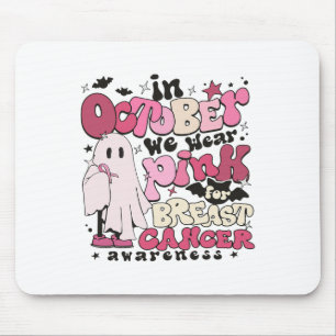 Alfombrilla De Ratón En Octubre Usamos Rosa Para La Hallowee Del Cáncer
