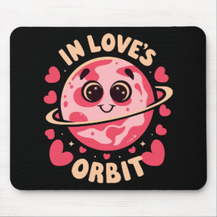 Alfombrilla De Ratón En órbita de amor