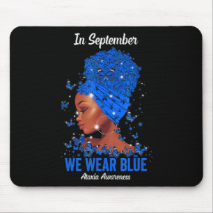 Alfombrilla De Ratón En Septiembre Usamos Azul Para Ataxia Awareness Bl