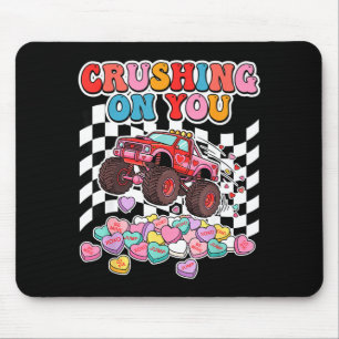 Alfombrilla De Ratón Enamorado de ti Monster Truck San Valentín Retro H