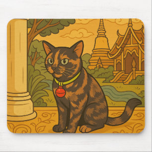 Alfombrilla De Ratón Encantador Siam Cat Mousepad