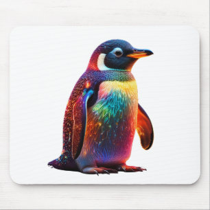 Alfombrilla De Ratón Encanto pingüino luminoso