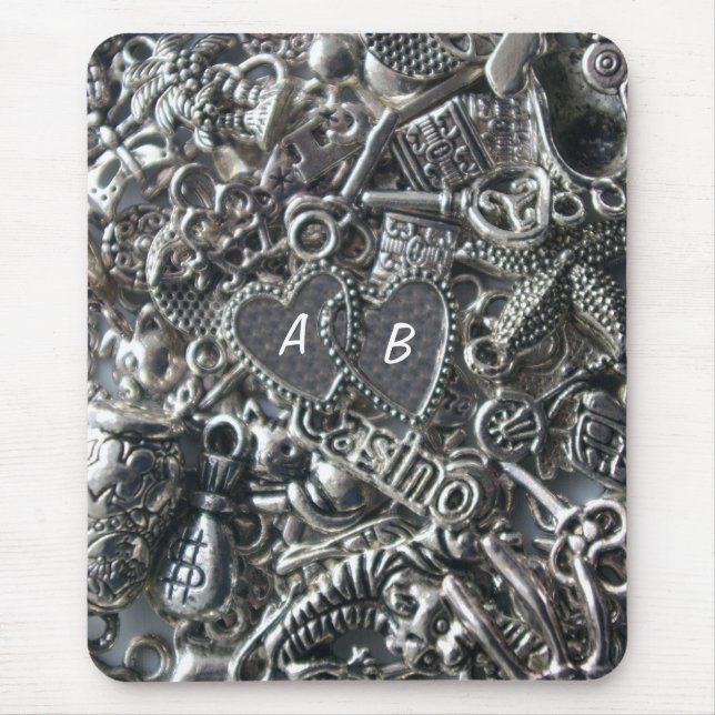 Alfombrilla De Ratón Encantos cardíacos (Frente)