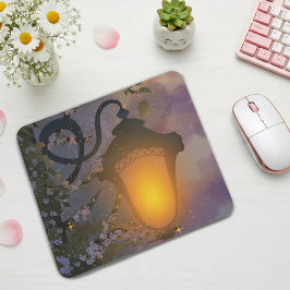 Alfombrilla De Ratón Enchanted Twilight Lamp Mouse Pad