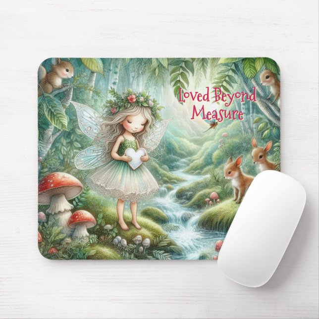 Alfombrilla De Ratón Enchanted Woodland Fairy Mouse Pad (Con ratón)