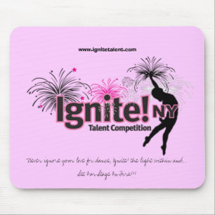 Alfombrilla De Ratón ¡Encienda! NY Mousepad rosado