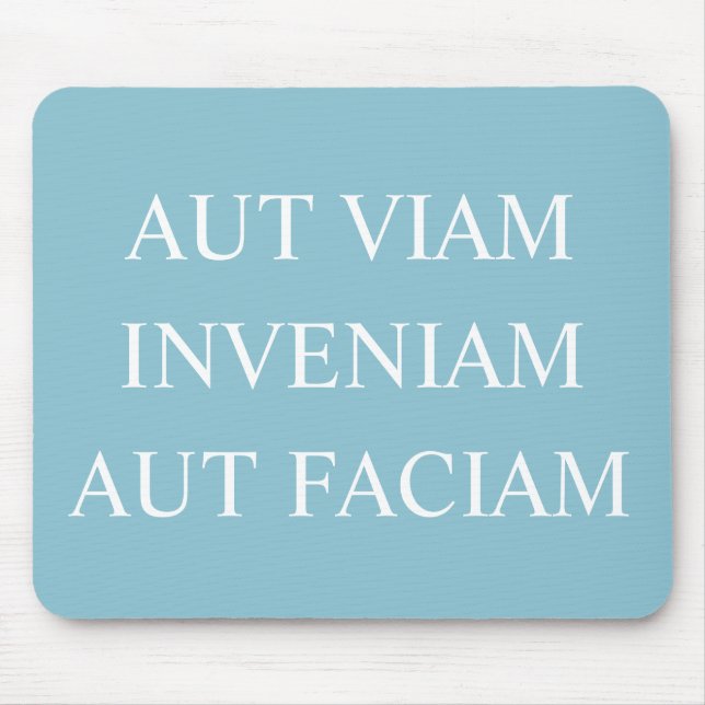 Alfombrilla De Ratón Encontraré O Haré Una - Turquesa (Frente)