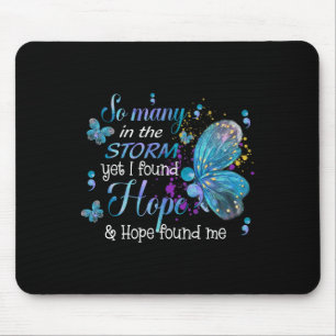 Alfombrilla De Ratón Encontré Esperanza Y Esperanza Me Encontré Con Sui