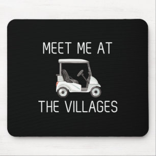 Alfombrilla De Ratón Encuentrame En The Villages Florida Carrito De Gol