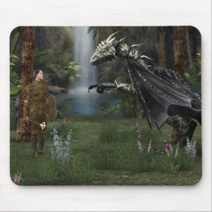 Alfombrilla De Ratón Encuentro con del dragón