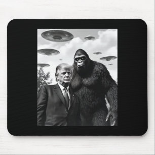 Alfombrilla De Ratón Encuentro Extraterrestre Ovni Alien Bigfoot Trump