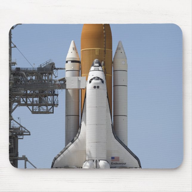 Alfombrilla De Ratón Endeavor del transbordador espacial está listo (Frente)