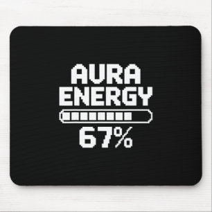 Alfombrilla De Ratón Energía Aura a 67 divertido meme de seis siete Gen
