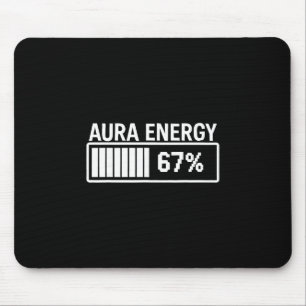 Alfombrilla De Ratón Energía Aura a 67 divertido meme Seis Siete Gen Al