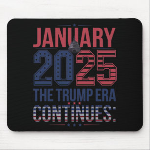 Alfombrilla De Ratón Enero de 2025 La era Trump continúa