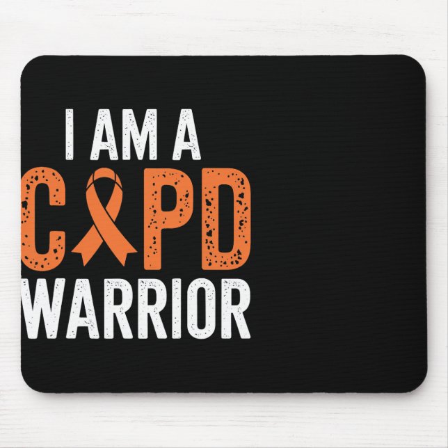 Alfombrilla De Ratón Enfermedad pulmonar pulmonar de guerrero copado Em (Frente)