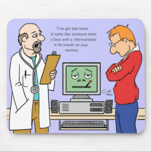 Alfombrilla De Ratón Enfermedades del ordenador