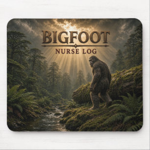 Alfombrilla De Ratón Enfermera de Bigfoot Registro Realismo Oscuro