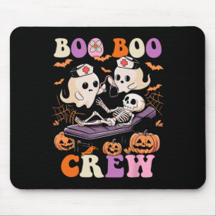 Alfombrilla De Ratón Enfermera de Boo Enfermera de Halloween Ghost Skel