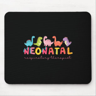 Alfombrilla De Ratón Enfermera de terapia respiratoria neonatal de dino