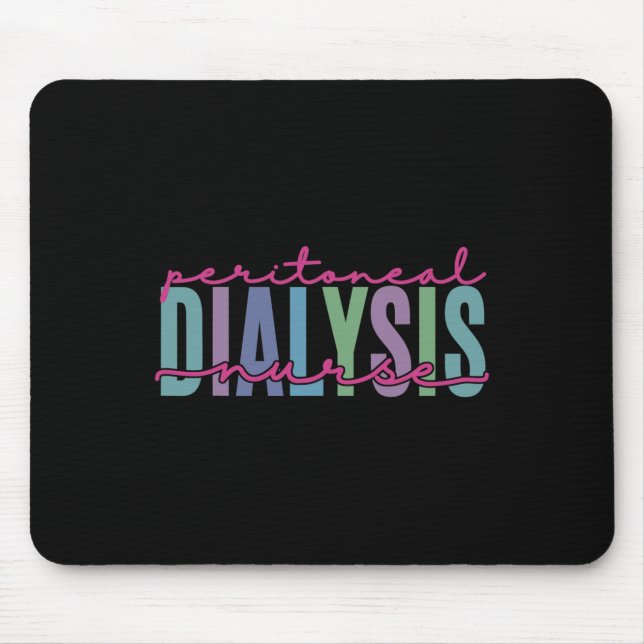 Alfombrilla De Ratón Enfermera diálisis Enfermedad renal Enfermería div (Frente)