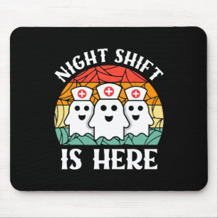 Alfombrilla De Ratón Enfermera Halloween Halloween Hombres Mujer Turno 
