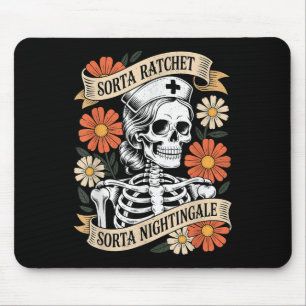 Alfombrilla De Ratón Enfermera Sorta Ratchet Sorta Nightingale Esquelet