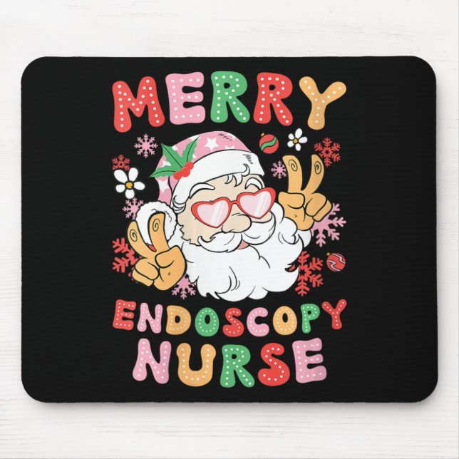 Alfombrilla De Ratón Enfermeras Navidades Endoscopía Endoscopía N (Frente)