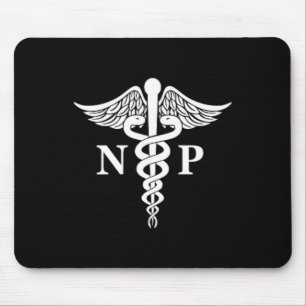 Alfombrilla De Ratón Enfermero Profesional Caduceus Símbolo Médico Bols