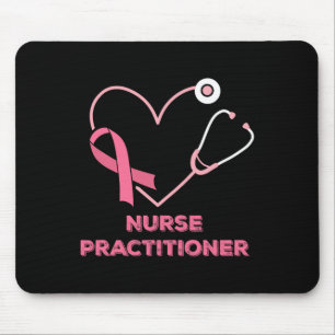 Alfombrilla De Ratón Enfermero Profesional Pink Heart Stethoscope Mama