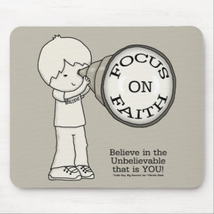 Alfombrilla De Ratón Enfoque en la fe