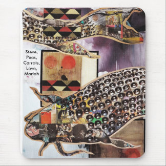 Alfombrilla De Ratón engendra day_0002, Steve, guisantes, zanahorias,