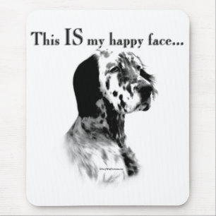 Alfombrilla De Ratón English Setter Happy Face