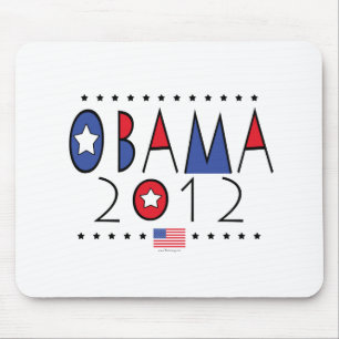 Alfombrilla De Ratón Engranaje de presidente Barack Obama 2012