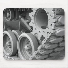 Alfombrilla De Ratón Engranajes y pista Mousepad del tanque