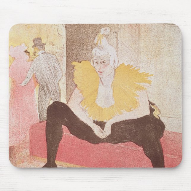 Alfombrilla De Ratón Enrique de Toulouse-Lautrec el | el Clowness (Frente)