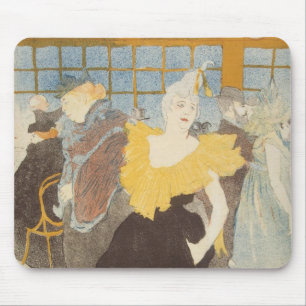 Alfombrilla De Ratón Enrique de Toulouse-Lautrec el el Clownesse en