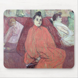 Alfombrilla De Ratón Enrique de Toulouse-Lautrec el   el diván, 1893
