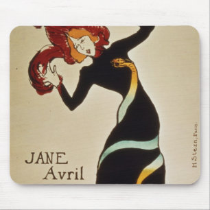 Alfombrilla De Ratón Enrique de Toulouse-Lautrec el Jane Avril 1899