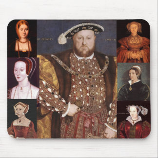 Alfombrilla De Ratón Enrique VIII y sus seis esposas Mousepad