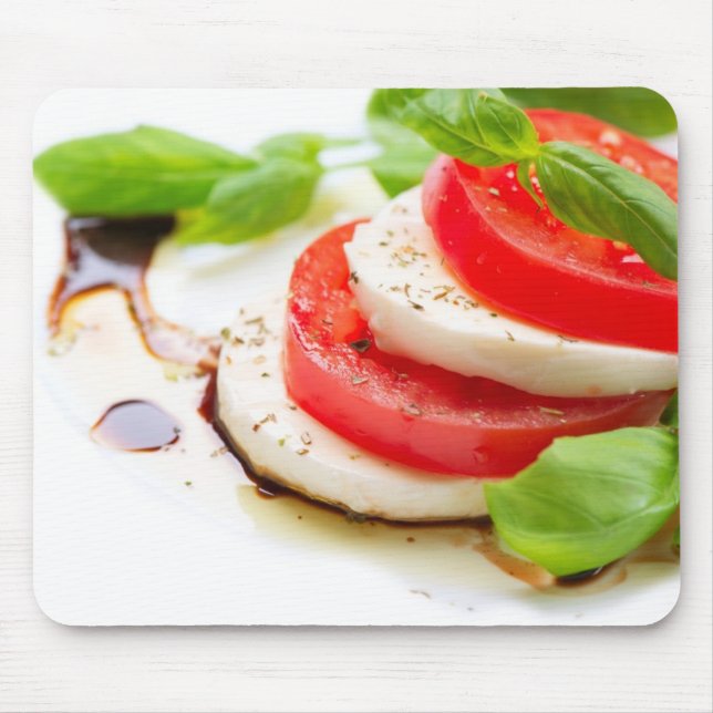 Alfombrilla De Ratón Ensalada de Caprese. Rebanadas del tomate y de la (Frente)