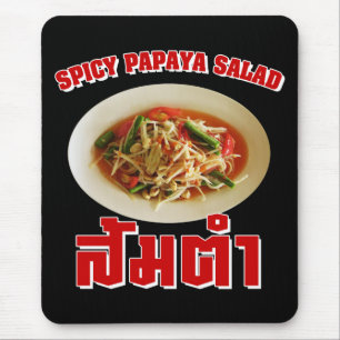 Alfombrilla De Ratón Ensalada de Papaya picante [Som Tam] ... Comida la