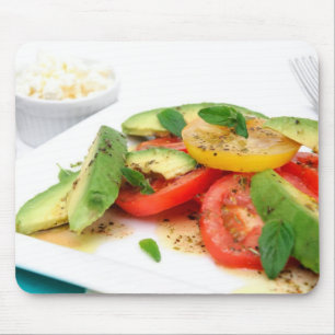 Alfombrilla De Ratón Ensalada y aceitunas del aguacate