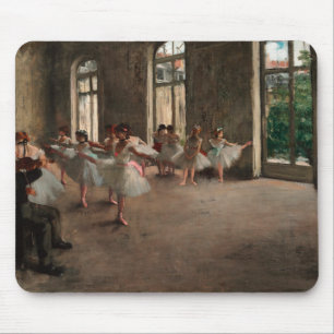 Alfombrilla De Ratón Ensayo de ballet - Edgar Degas - 1873
