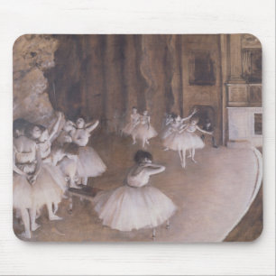 Alfombrilla De Ratón Ensayo en la etapa, 1874 del ballet de Edgar Degas